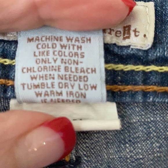 SO Wear It Declare It jeans stitching on back pockets Sz 5Average - Picture 11 of 11